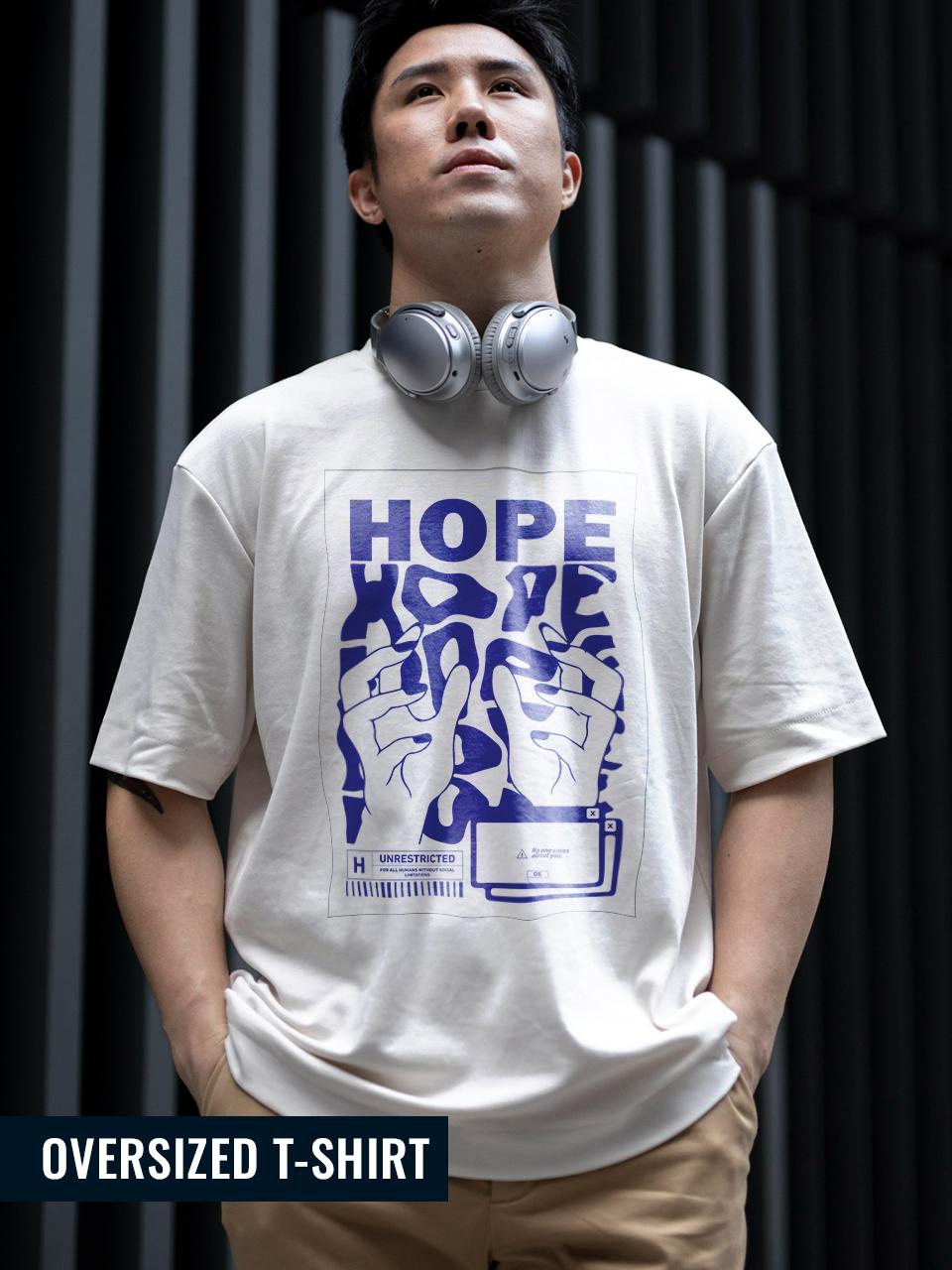 Hope Hand Oversized T shirt
