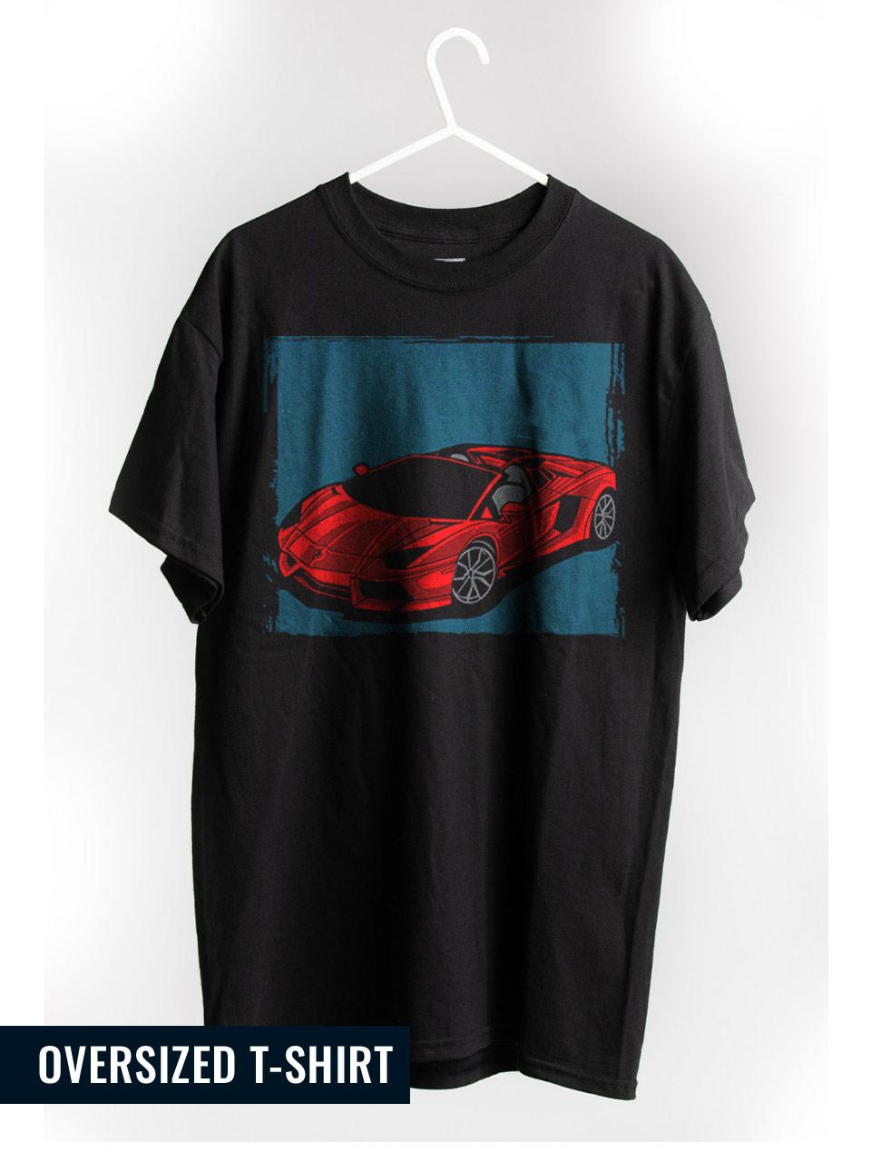  Midnight Red Venom Oversized T-shirt 