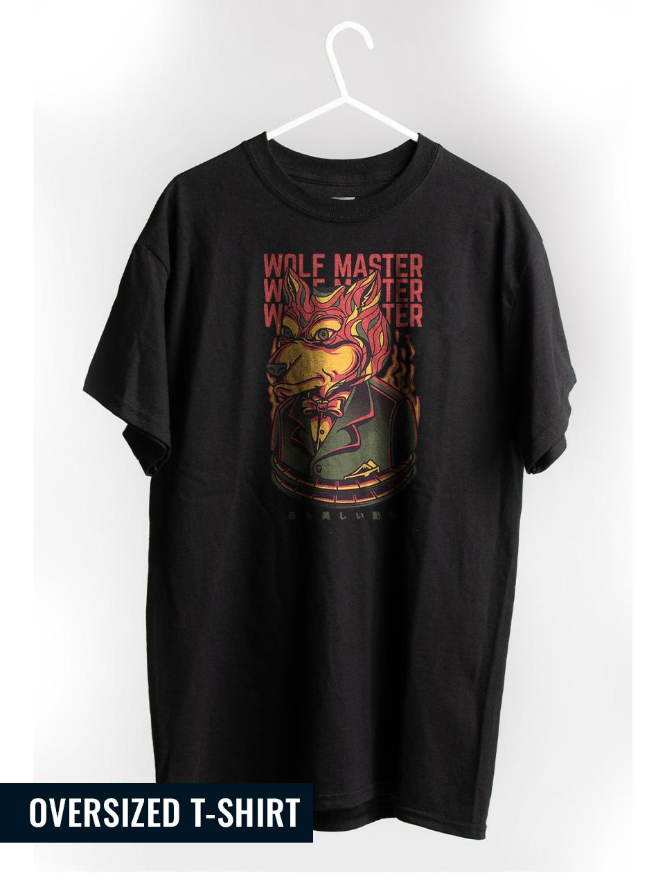 Wolf Master Denim Oversized T-shirt 