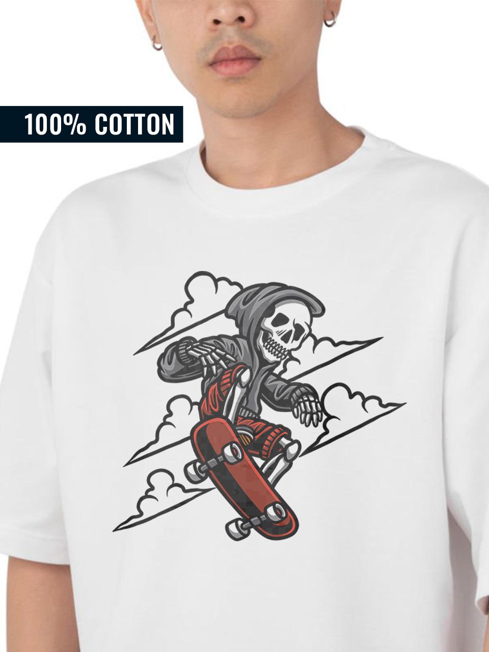 Skater Bones Ride Oversized T-Shirt