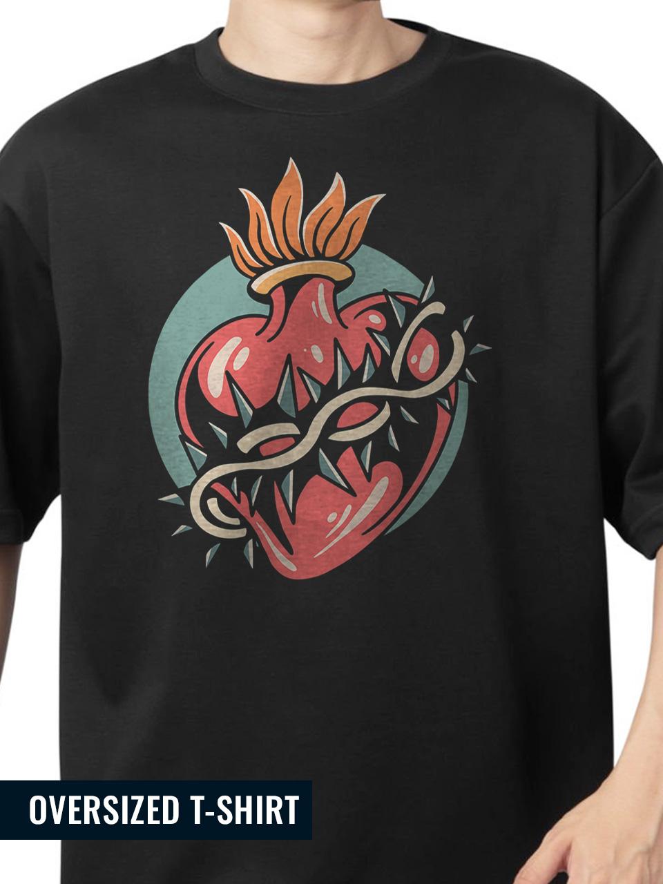 Blazeheart Inferno Oversized T-Shirt