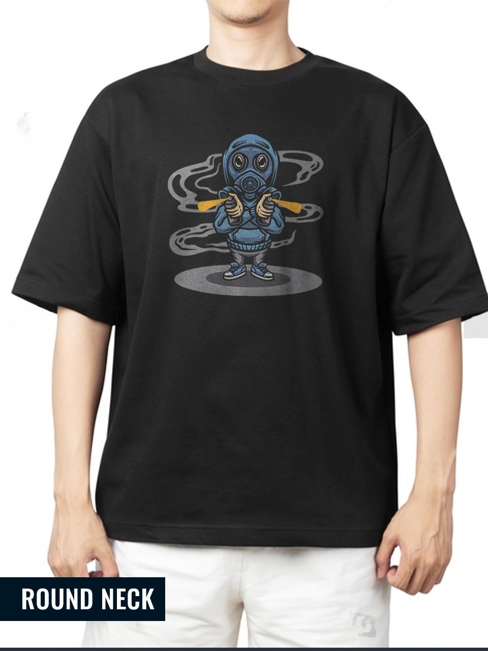 Azure Sentinel Spray Oversized T-Shirt
