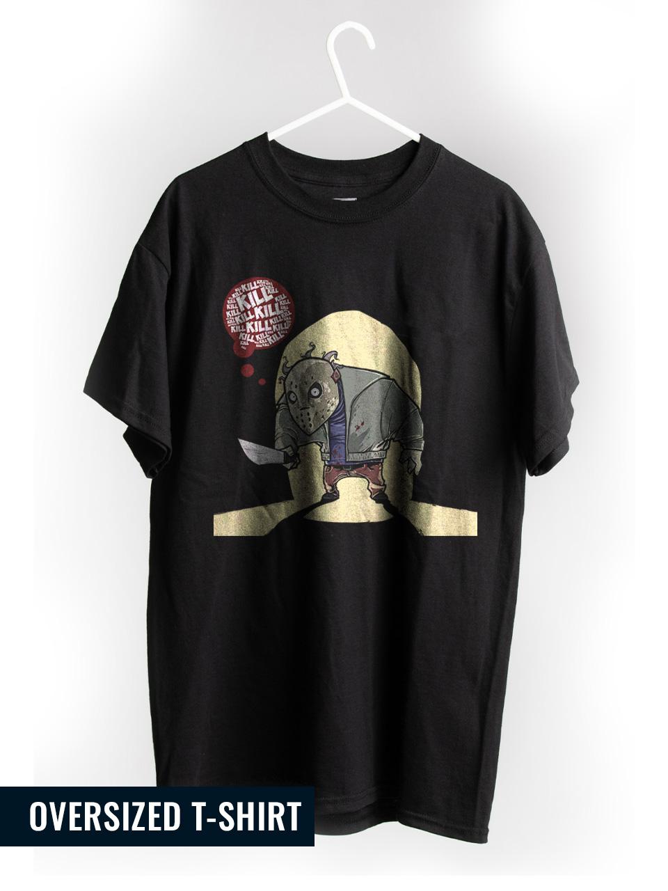 Shadowed Undead Slasher Oversized T-shirt 