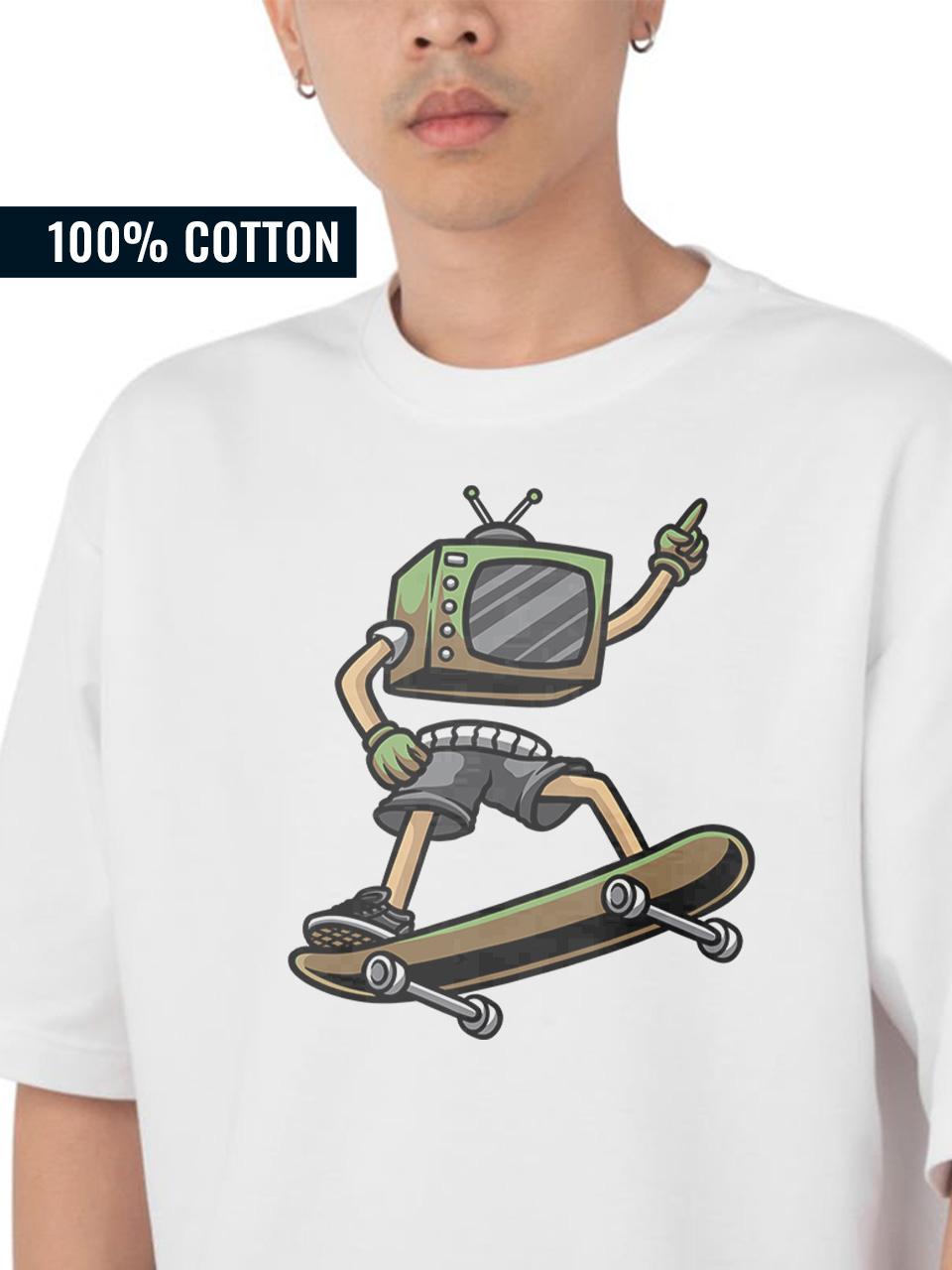 Skatevision Retro Rider Oversized T-Shirt